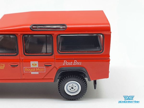 Xe Mô Hình Land Rover Defender 110 Royal Mail Post Bus RHD 1:64 Mini GT ( Đỏ )