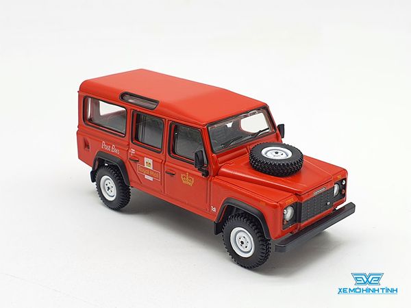 Xe Mô Hình Land Rover Defender 110 Royal Mail Post Bus RHD 1:64 Mini GT ( Đỏ )