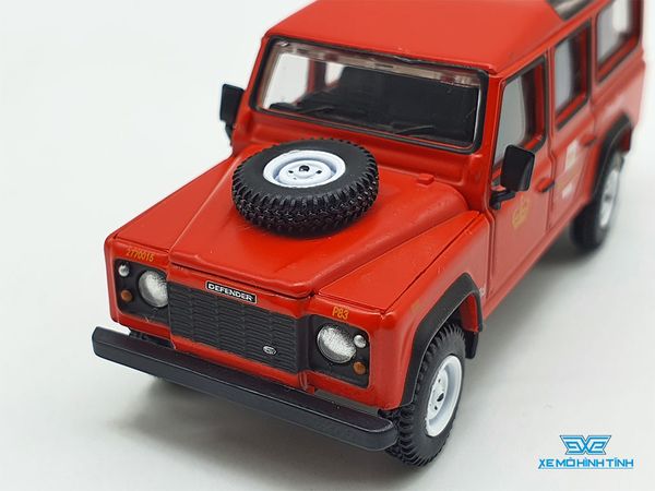 Xe Mô Hình Land Rover Defender 110 Royal Mail Post Bus RHD 1:64 Mini GT ( Đỏ )