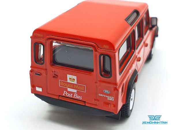 Xe Mô Hình Land Rover Defender 110 Royal Mail Post Bus RHD 1:64 Mini GT ( Đỏ )