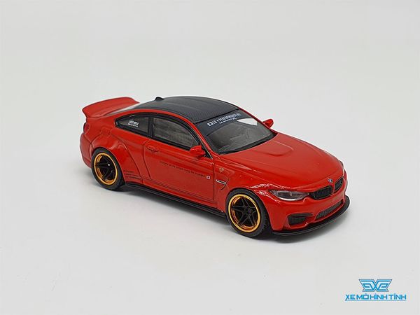 Xe Mô Hình BMW M4 Copper Wheel 1:64 MiniGT ( Đỏ )