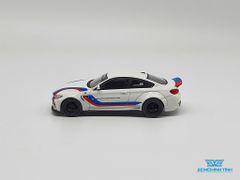 Xe Mô Hình BMW M4 W/M Stripe 1:64 MiniGT ( Trắng )