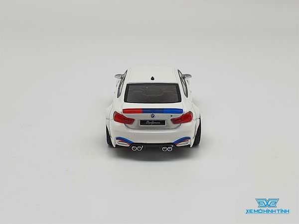 Xe Mô Hình BMW M4 W/M Stripe 1:64 MiniGT ( Trắng )