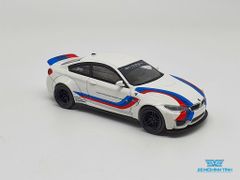 Xe Mô Hình BMW M4 W/M Stripe 1:64 MiniGT ( Trắng )