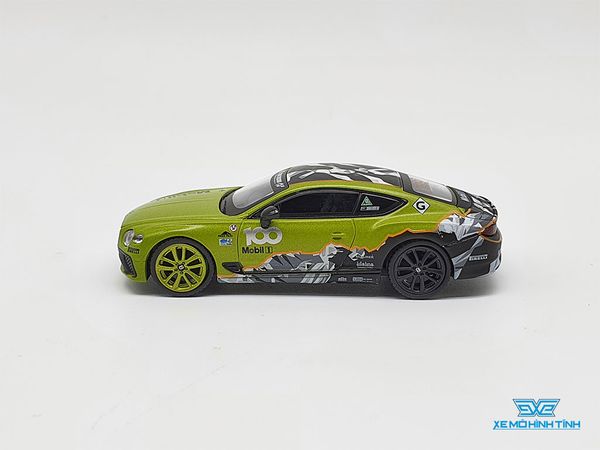 Xe Mô Hình Bentley Continental GT 2019 LHD 1:64 MiniGT ( Xanh Lá )