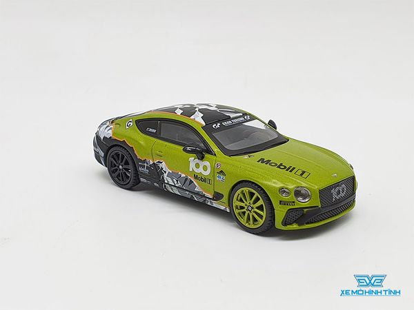 Xe Mô Hình Bentley Continental GT 2019 LHD 1:64 MiniGT ( Xanh Lá )