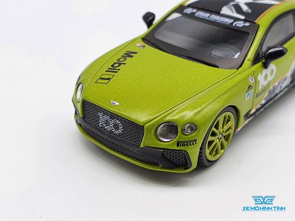 Xe Mô Hình Bentley Continental GT 2019 LHD 1:64 MiniGT ( Xanh Lá )