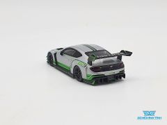 Xe Mô Hình Bentley Continental GT3 2018 Presentation Car RHD 1:64 MiniGT ( Bạc Viền Xanh)