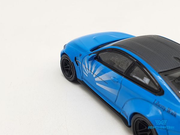 Xe Mô Hình LB*WORKS BMW M4 BaBy Blue LHD 1:64 Mini GT ( Xanh Biển)