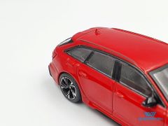 Xe Mô Hình Audi RS 6 Avant Carbon Black Tango Red LHD 1:64 Mini GT ( Đỏ )