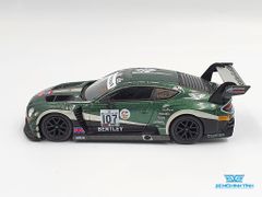 Xe Mô Hình Bentley Continental GT3 #107 M-Sport Team Bentley 2019 Total 24 Hours of Spa RHD 1:64 Mini GT ( Xanh Rêu )