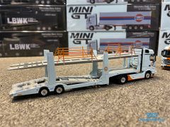 Xe Mô Hình Mercedes-Benz Actros W/ Car Carrie Trailer 