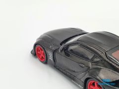 Xe Mô Hình HKS Toyota GR Supra Nocturnal RHD 1:64 Mini GT (Đen Mân Đỏ)