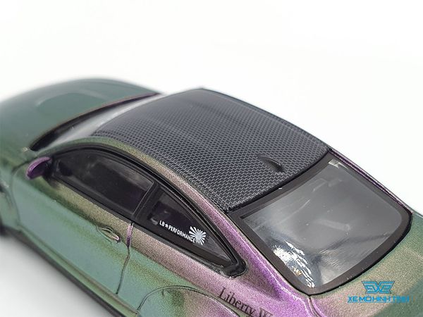 Xe Mô Hình LB*WORKS BMW M4 Purple Green Metallic LHD 1:64 MiniGT (Tím Biến Màu)