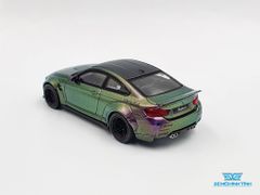 Xe Mô Hình LB*WORKS BMW M4 Purple Green Metallic LHD 1:64 MiniGT (Tím Biến Màu)