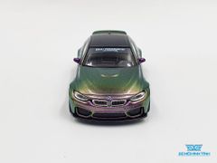 Xe Mô Hình LB*WORKS BMW M4 Purple Green Metallic LHD 1:64 MiniGT (Tím Biến Màu)