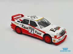 Xe Mô Hình Mercedes-Benz 190E 2.5-16 Evolution II #7 1991 Deutsche Tourenwagen Meisterschaft AMG-Mercedes 1:64 MiniGT (Trắng)