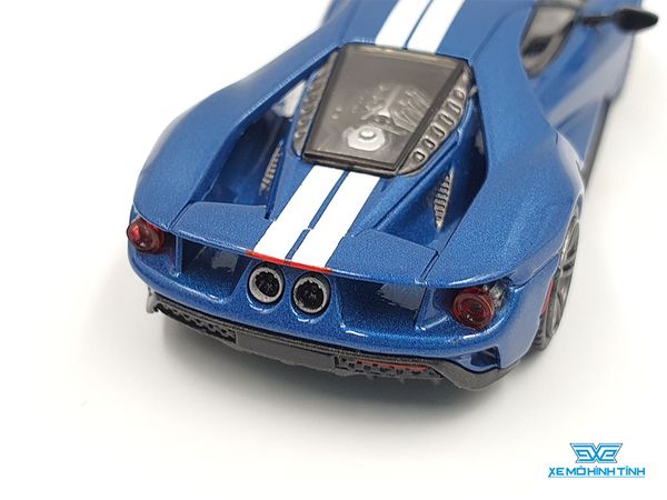 Xe Mô Hình Ford GT 1:64 MiniGT ( Xanh )