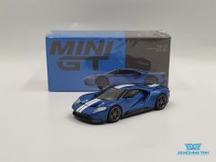 Xe Mô Hình Ford GT 1:64 MiniGT ( Xanh )