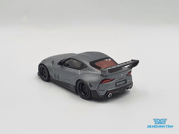 Xe Mô Hình Pandem Toyota GR Supra V1.0 1:64 MiniGT ( Xám Nhám )