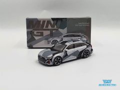 Xe Mô Hình Audi RS 6 Avant 1:64 MiniGT ( Bạc )