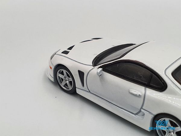 Xe Mô Hình Toyota TRD 3000GT Supra 1:64 MiniGT ( Trắng )