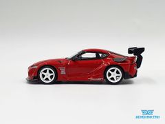 Xe Mô Hình HKS Toyota GR Supra Renaissance Red LHD 1:64 MiniGT (Đỏ)