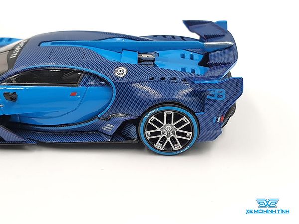 Xe Mô Hình Bugatti Vision Gran Turismo 1:64 MiniGT ( Xanh )