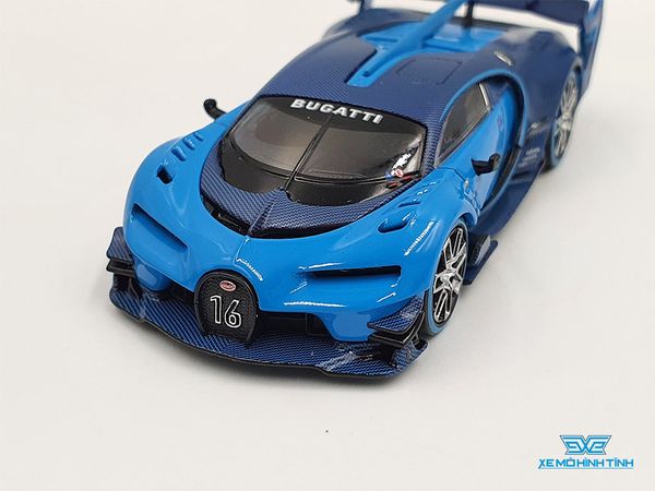 Xe Mô Hình Bugatti Vision Gran Turismo 1:64 MiniGT ( Xanh )