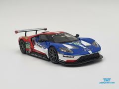 Xe Mô Hình Ford GT LMGTE PRO #86 2016 24Hrs of Le Mans Class Winner Ford Chip Ganassi Team USA 1:64 MiniGT ( Xanh )