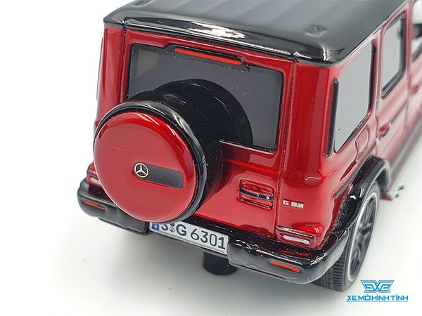 Xe Mô Hình Mercedes-AMG G63 2019 1:64 Motor Helix ( Đỏ Mui Đen )