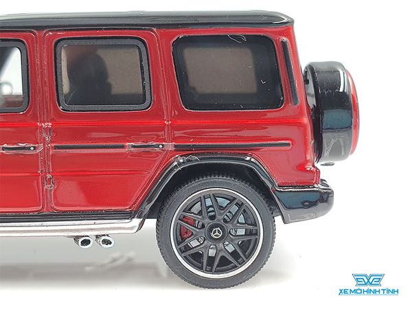 Xe Mô Hình Mercedes-AMG G63 2019 1:64 Motor Helix ( Đỏ Mui Đen )