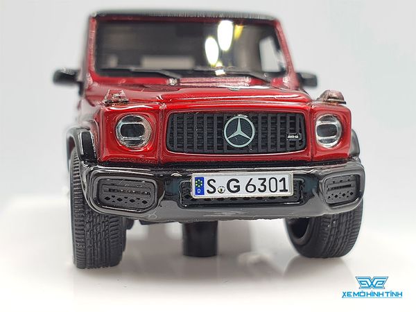 Xe Mô Hình Mercedes-AMG G63 2019 1:64 Motor Helix ( Đỏ Mui Đen )