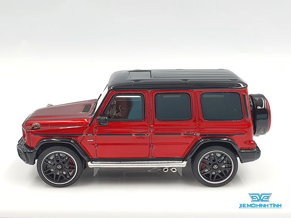 Xe Mô Hình Mercedes-AMG G63 2019 1:64 Motor Helix ( Đỏ Mui Đen )