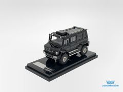 Xe Mô Hình Mercedes-Benz Unimog U5000 Great Lighting Models 1:64 ( Đen )