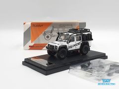 Xe Mô Hình Land Rover Defender 110 1:64 Master ( Trắng )