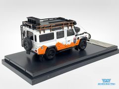 Xe Mô Hình Land Rover Defender 110 1:64 Master ( Trắng Cam )