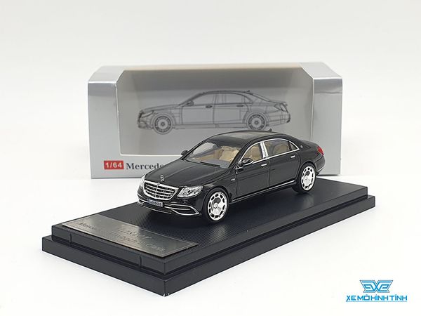 Xe Mô Hình Mercedes-Maybach S680 1:64 Master (Đen)