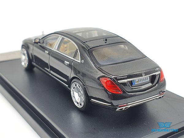 Xe Mô Hình Mercedes-Maybach S680 1:64 Master (Đen)