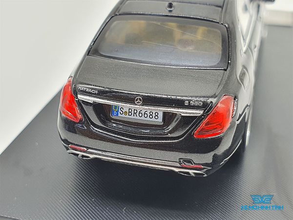 Xe Mô Hình Mercedes-Maybach S680 1:64 Master (Đen)