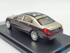 Xe Mô Hình Mercedes-Maybach S-Class 1:64 Master (Vàng Đồng Mui Đen)