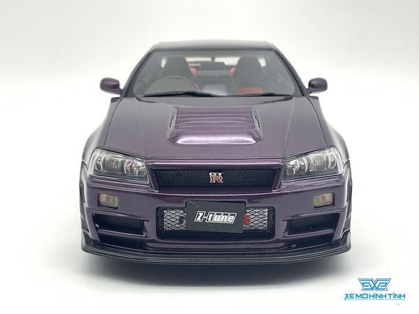 Xe Mô Hình Nissan Skyline GT-R Nismo Z-Tune ( R34 ) 1:18 Otto ( Tím )