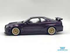 Xe Mô Hình Nissan Skyline GT-R Nismo Z-Tune ( R34 ) 1:18 Otto ( Tím )