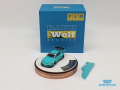 Xe Mô Hình Porsche 993 Rauh-Welt Begriff RWB Limited 999pcs 1:64 PGM ( Xanh Lá ) - Hộp Tròn