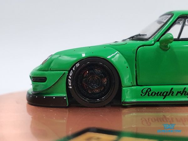 Xe Mô Hình Porsche RWB 993 Full Open 1:64 PGM ( Xanh Lá)