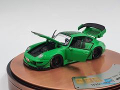 Xe Mô Hình Porsche RWB 993 Full Open 1:64 PGM ( Xanh Lá)