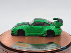 Xe Mô Hình Porsche RWB 993 Full Open 1:64 PGM ( Xanh Lá)