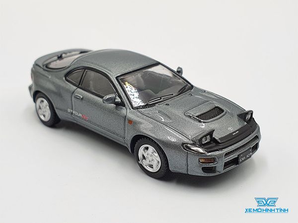 Xe Mô Hình Toyota Celica GT-Four (ST185) 1:64 Pop Race ( Xám )