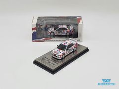 Xe Mô Hình Mitsubishi Lancer Evolution III #28 Hong Kong - Beijing 555 Rally 1996 1:64 Inno Model ( Trắng )