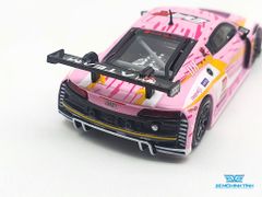 Xe Mô Hình Audi R8 LMS Production Model Custom Type-08 X Works R8 1:64 Pop Race ( Hồng )